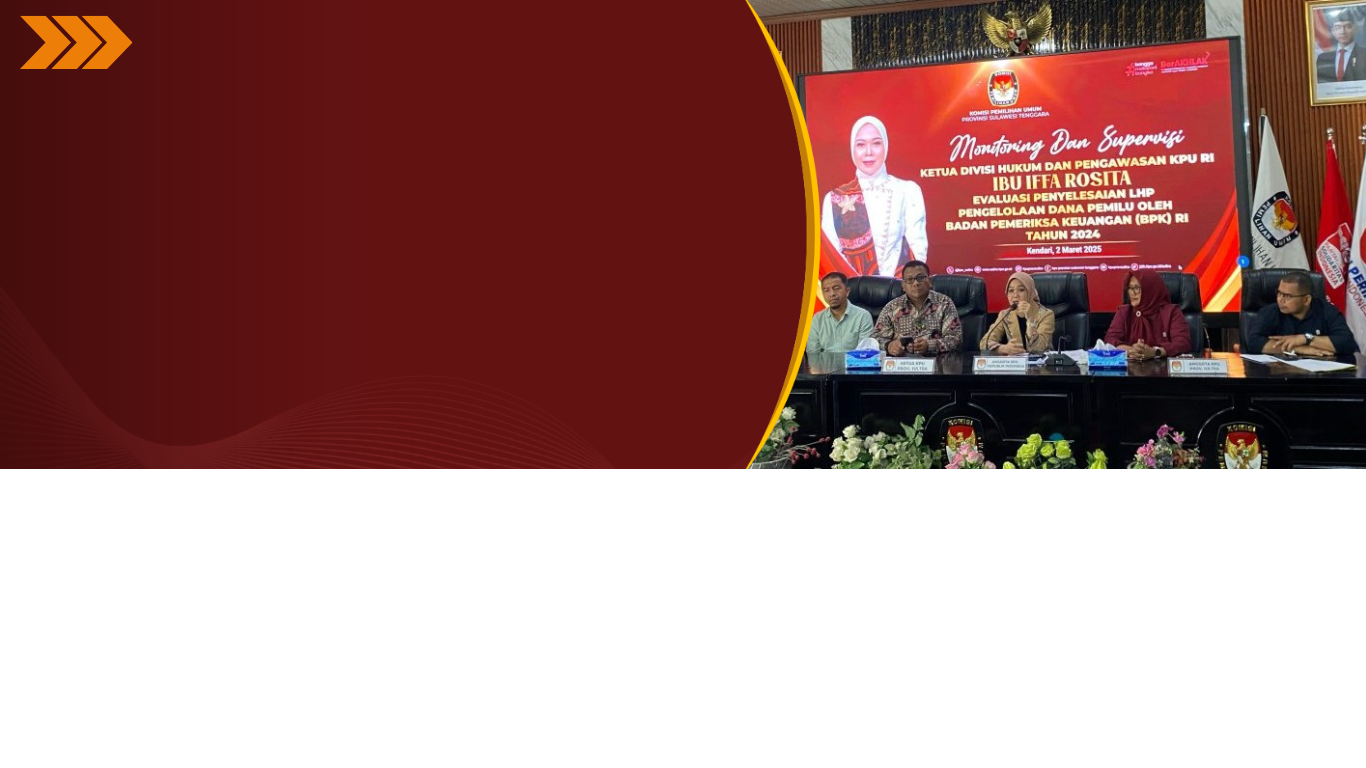 KPU Prov. Sultra Terima Kunjungan Anggota KPU RI