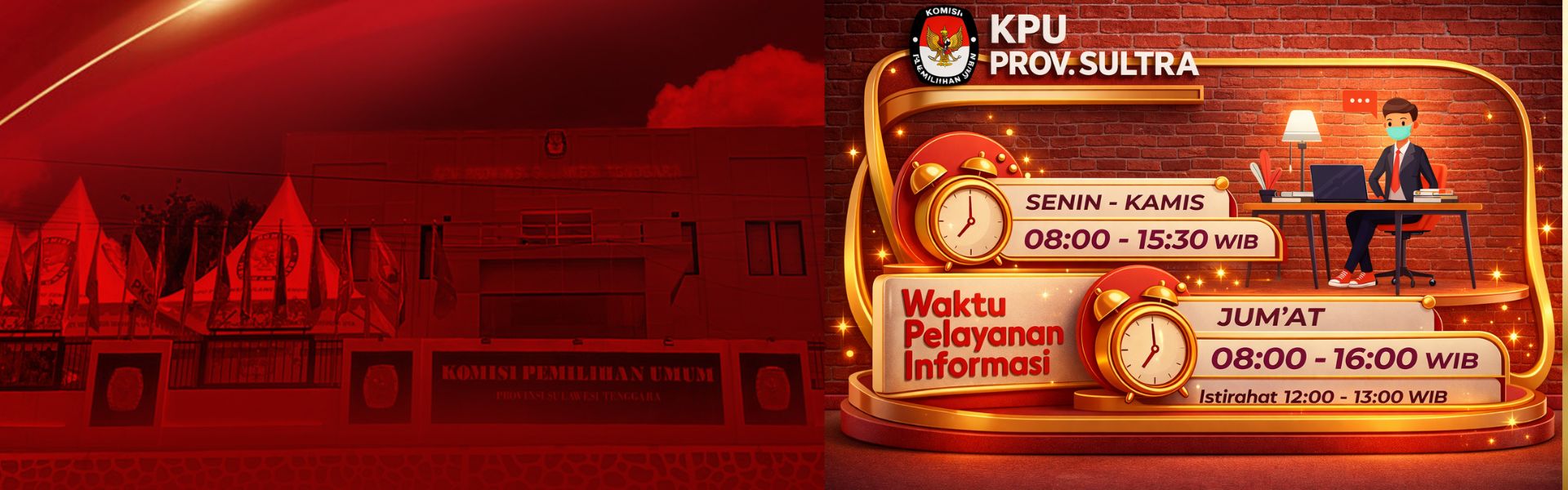 Waktu Pelayanan e-PPID KPU Prov. Sultra